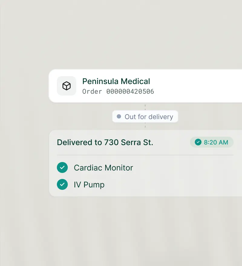 Vendor and logistics coordination